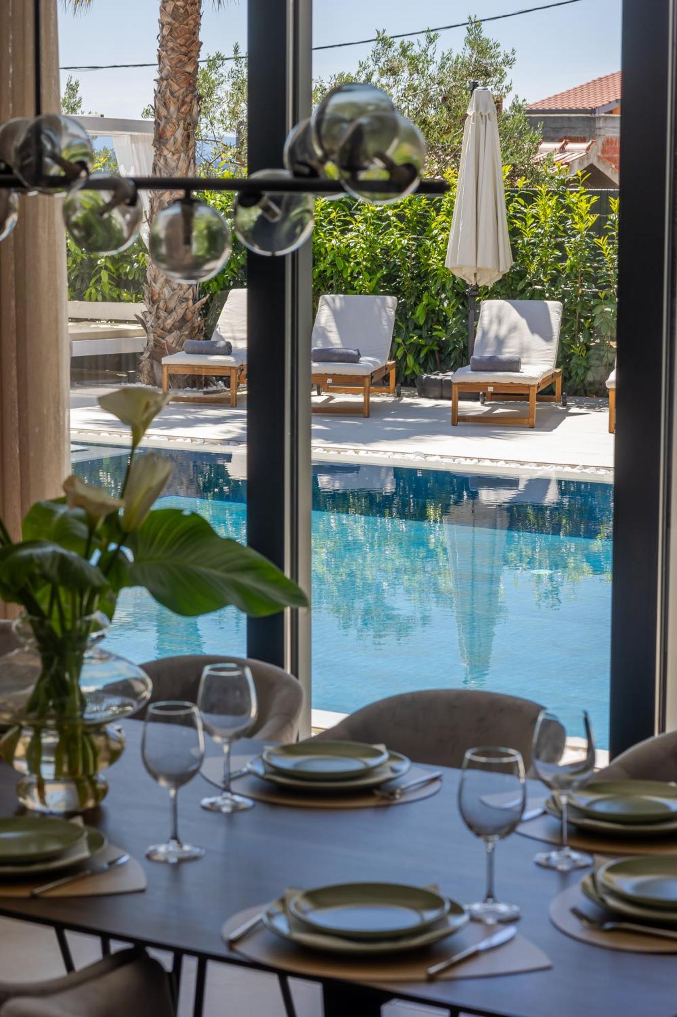 Luxury Villa My Wish With Pool Kastel Stari Exterior photo