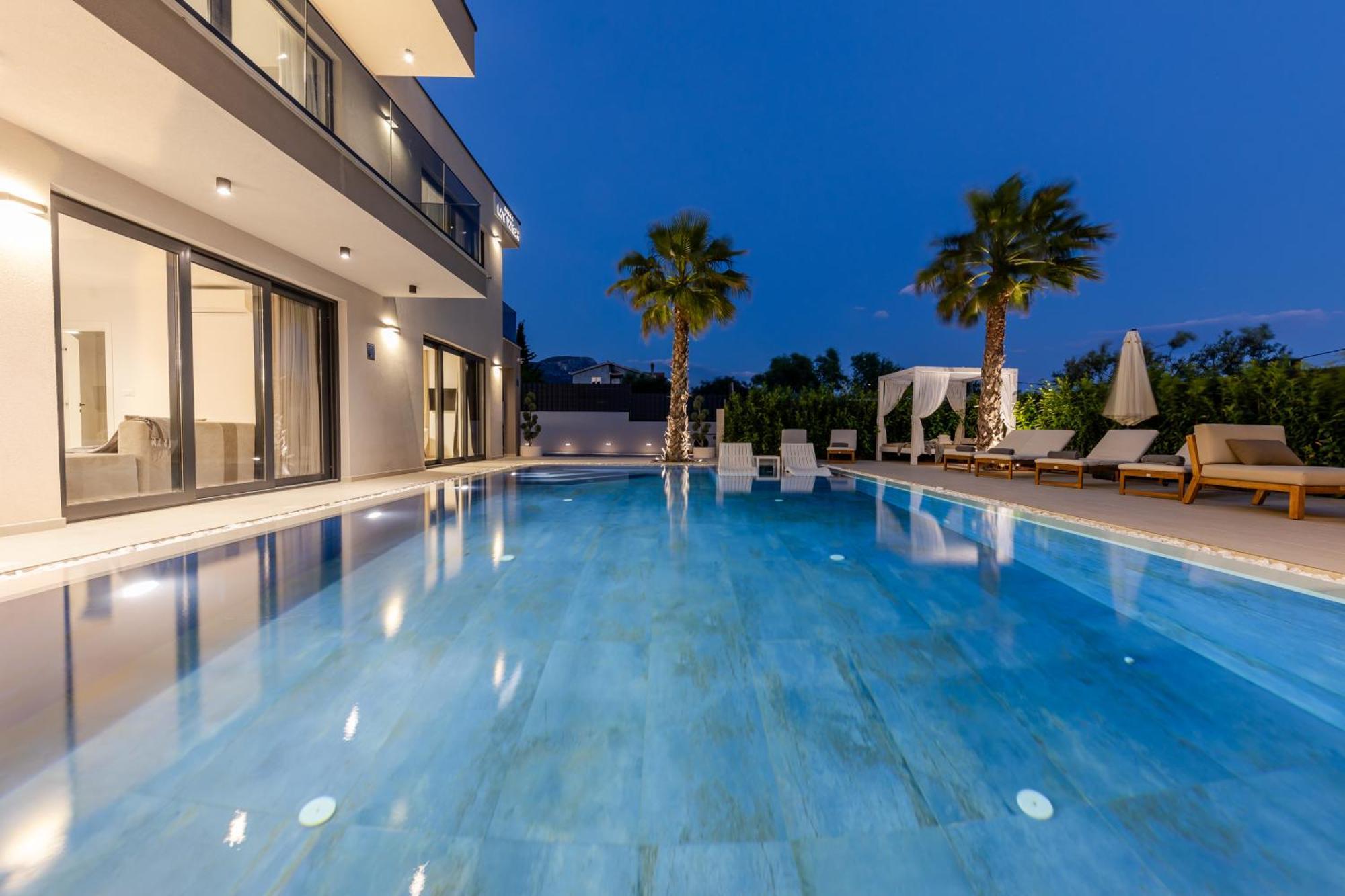 Luxury Villa My Wish With Pool Kastel Stari Exterior photo