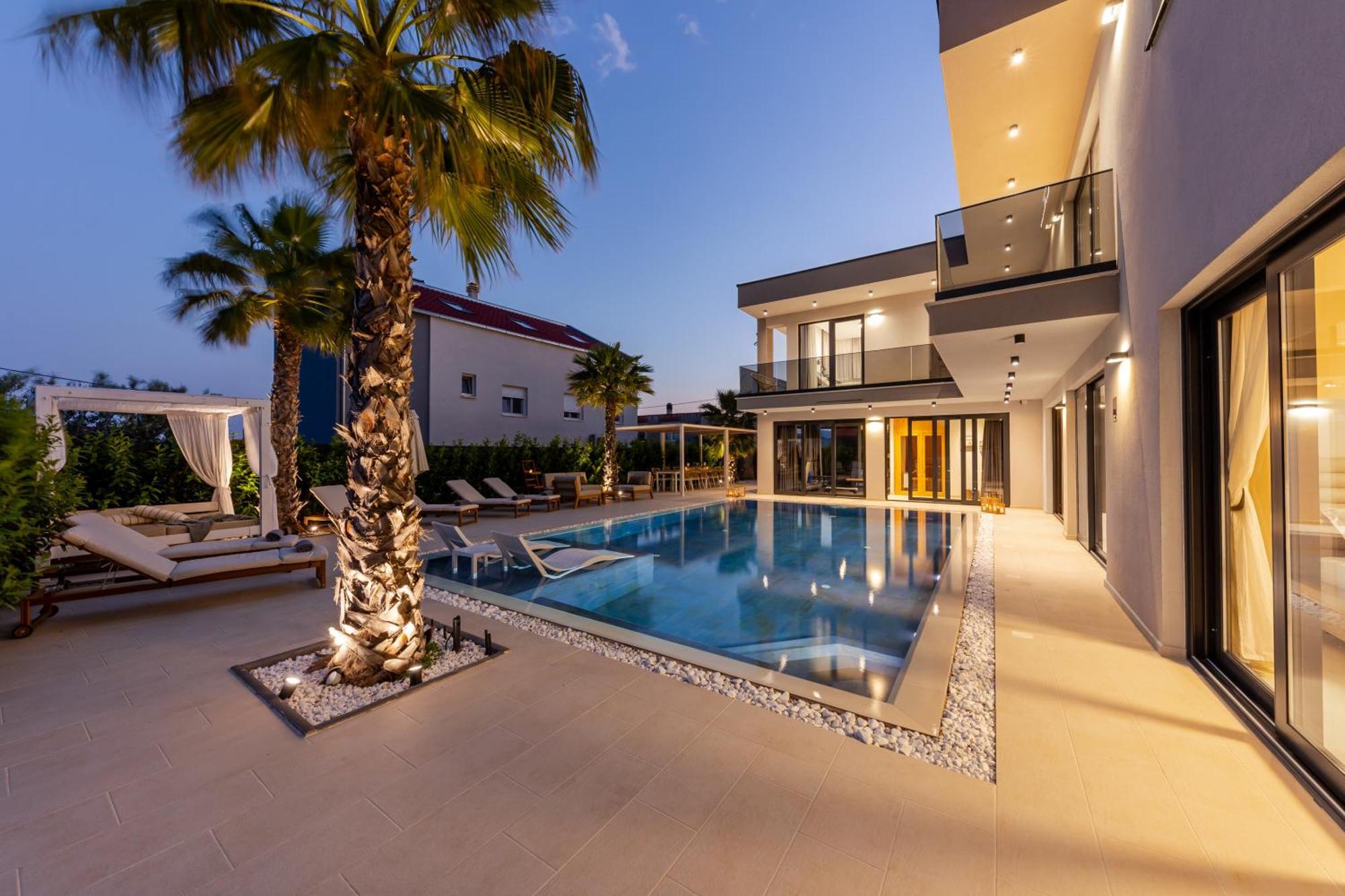 Luxury Villa My Wish With Pool Kastel Stari Exterior photo